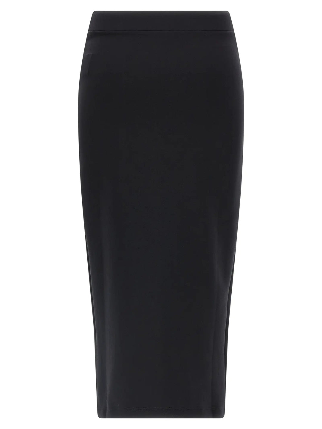 Off-White Black Polyamide Midi Skirt