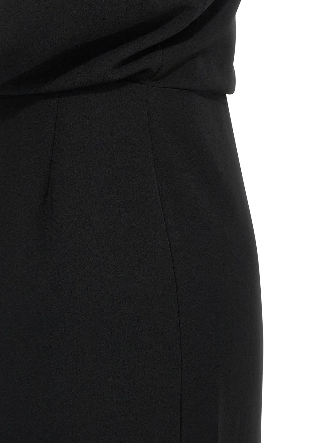 Max Mara Black Triacetate Long Dress