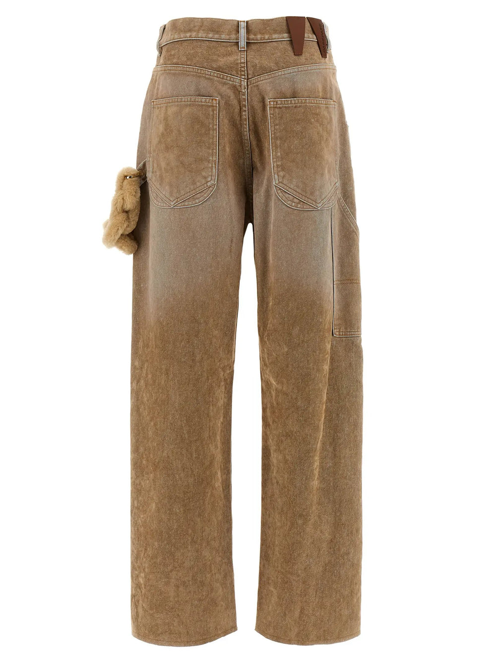 Darkpark Sample Sale | Darkpark Beige Cotton Straight-Leg Jeans - | Designer outlet