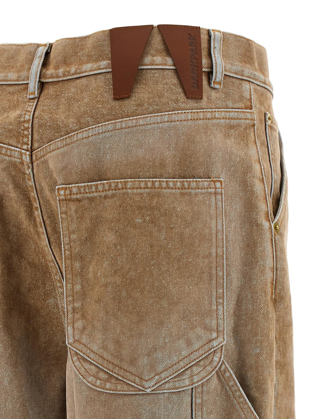 Darkpark Sample Sale | Darkpark Beige Cotton Straight-Leg Jeans - | Designer outlet