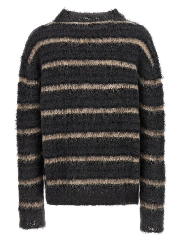 Marni Gray Fabric Cardigan