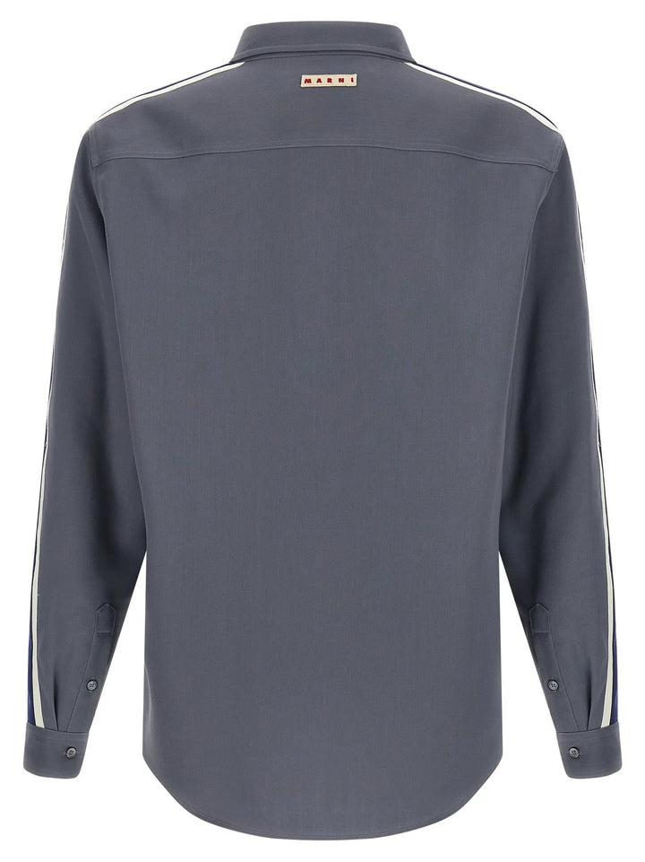Marni Gray Virgin Wool Blouse