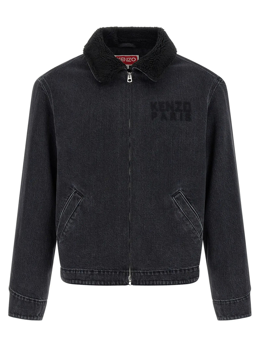 Kenzo Black Cotton Denim Jacket