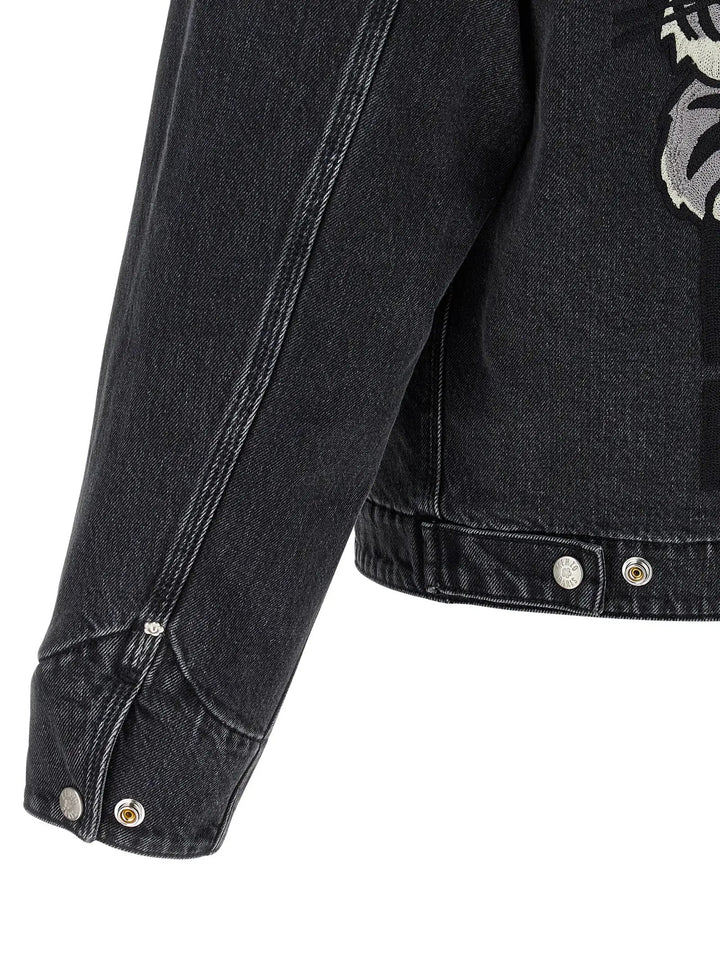 Kenzo Black Cotton Denim Jacket