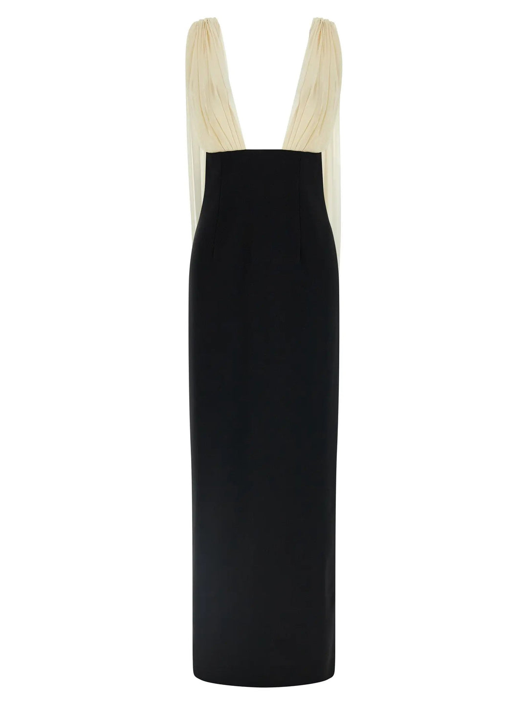 Armarium Bicolor Virgin Wool Long Dress