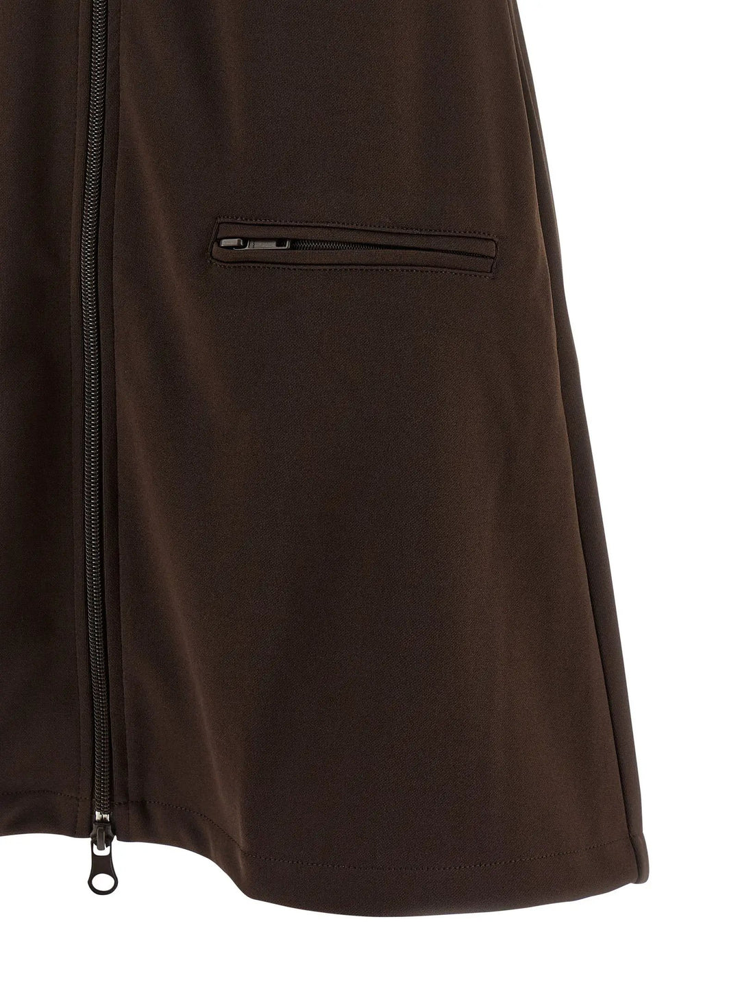 Courrèges Brown Polyester Short Dress