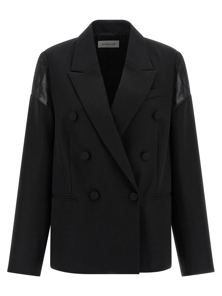 Armarium Black Virgin Wool Blazer