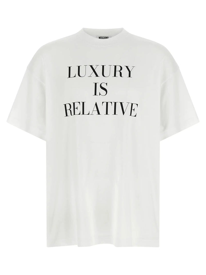 Moschino White Cotton T-Shirt