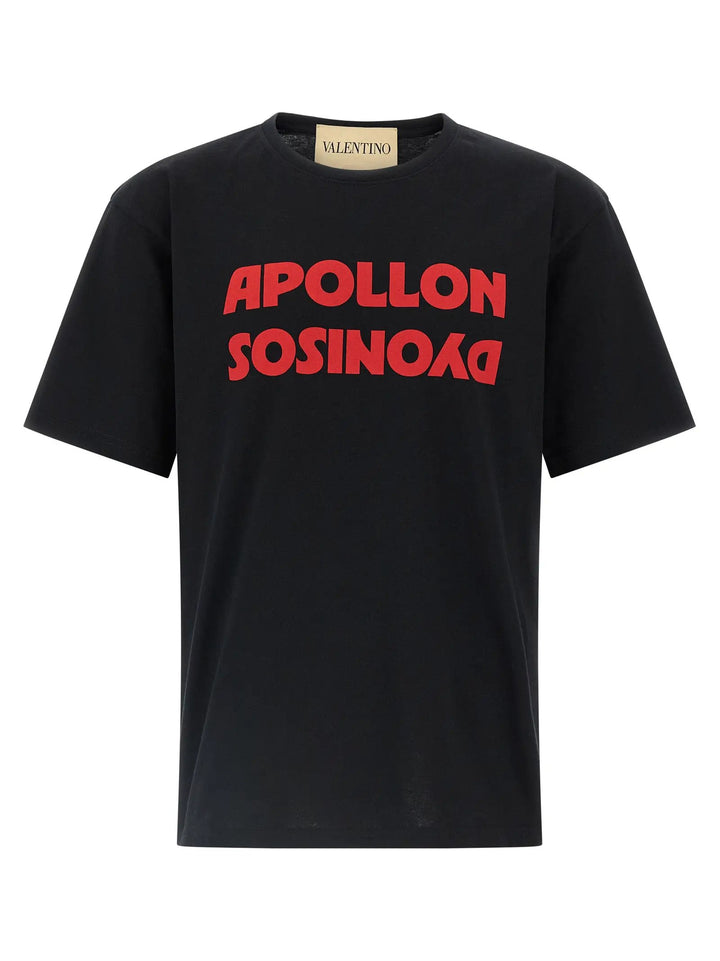 Valentino Garavani Black Cotton T-Shirt