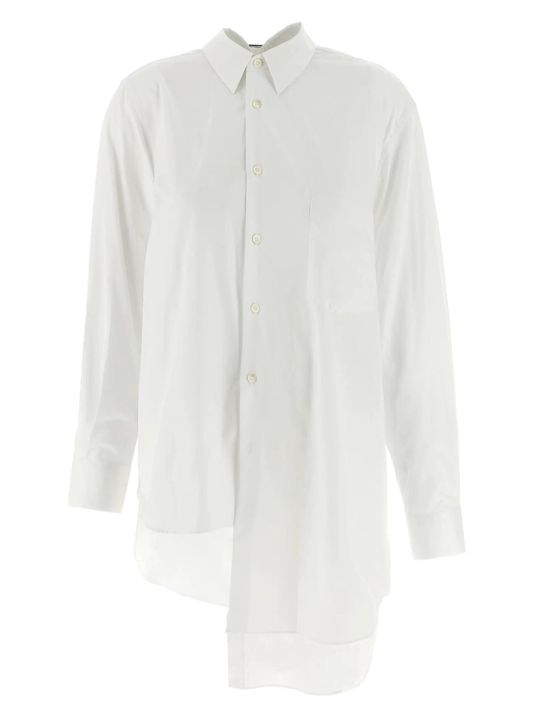 Comme Des Garçons White Cotton Blouse
