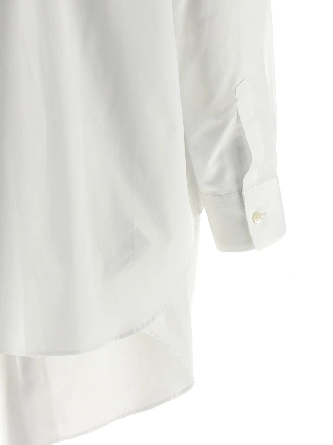 Comme Des Garçons White Cotton Blouse