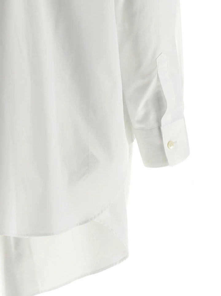 Comme Des Garçons White Cotton Blouse