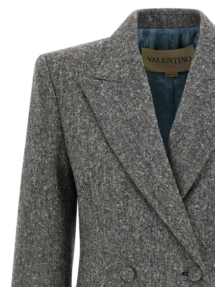 Valentino Garavani Gray Virgin Wool Blazer