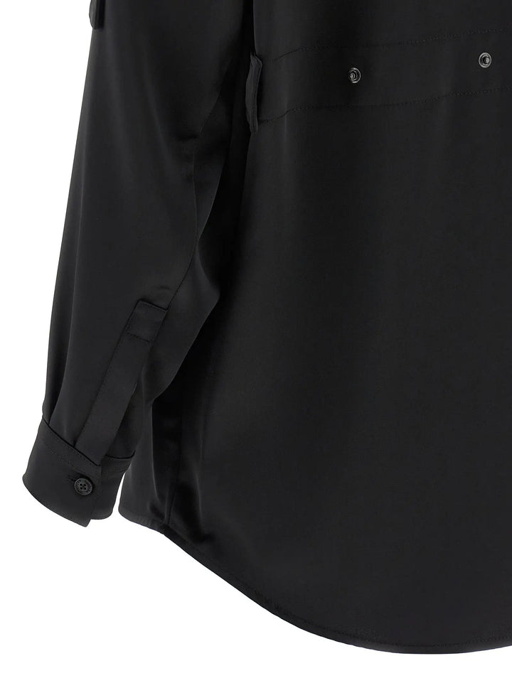 MONCLER GENIUS Black Polyester Blouse