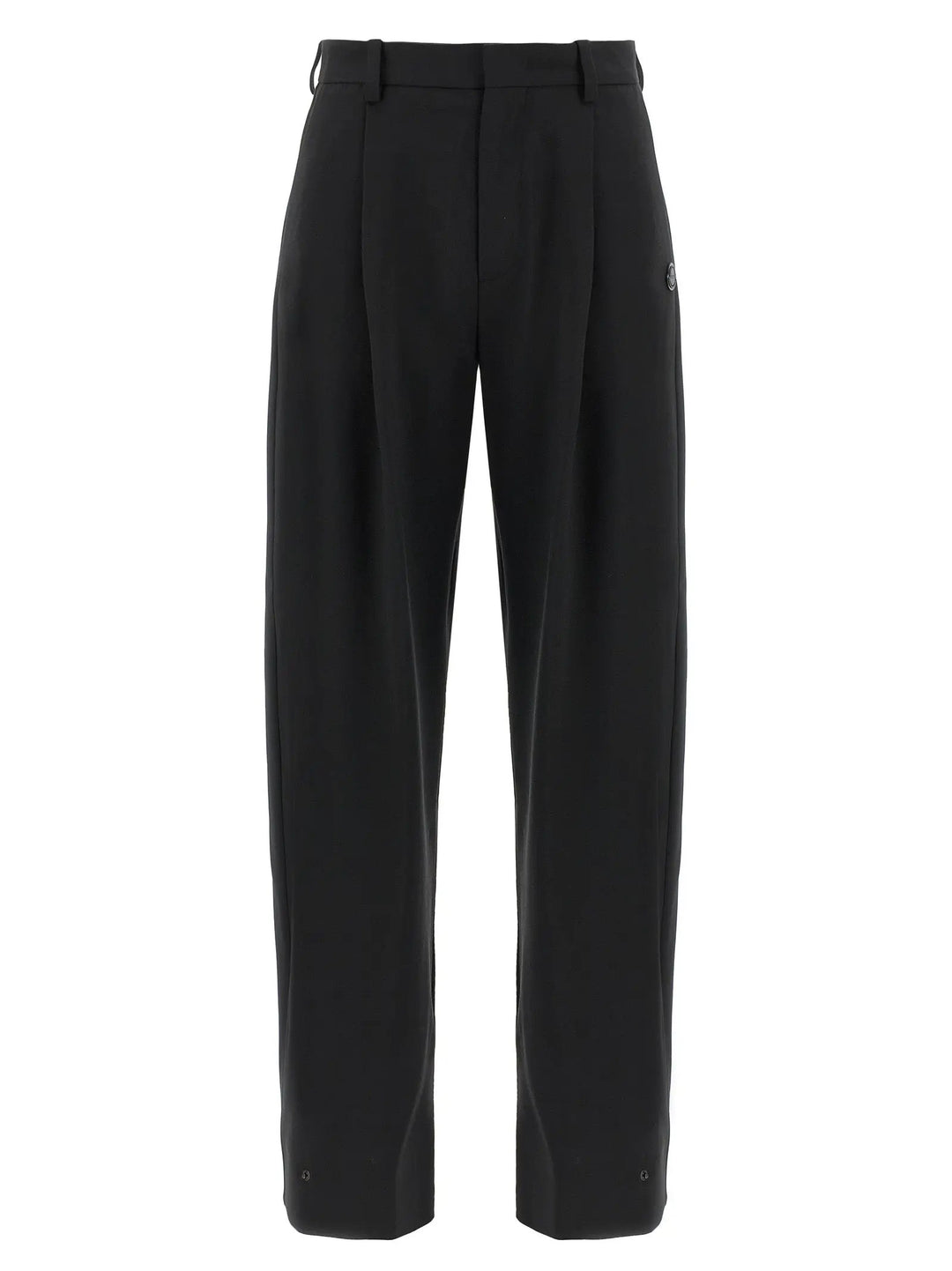 MONCLER GENIUS Black Polyester Dress Pants