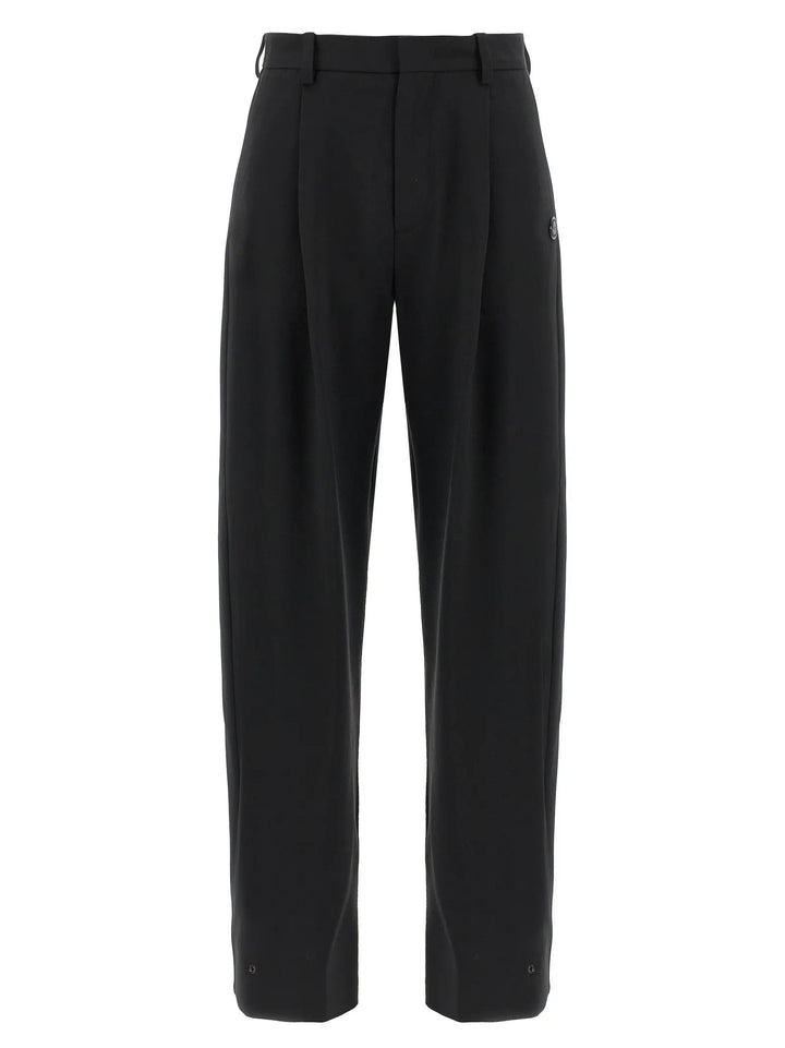 MONCLER GENIUS Black Polyester Dress Pants