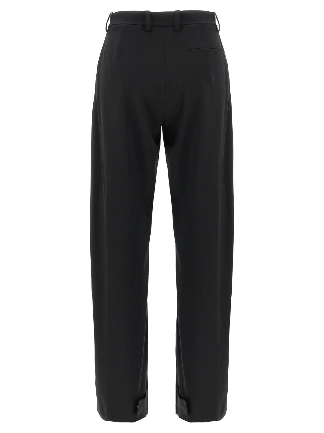 MONCLER GENIUS Black Polyester Dress Pants