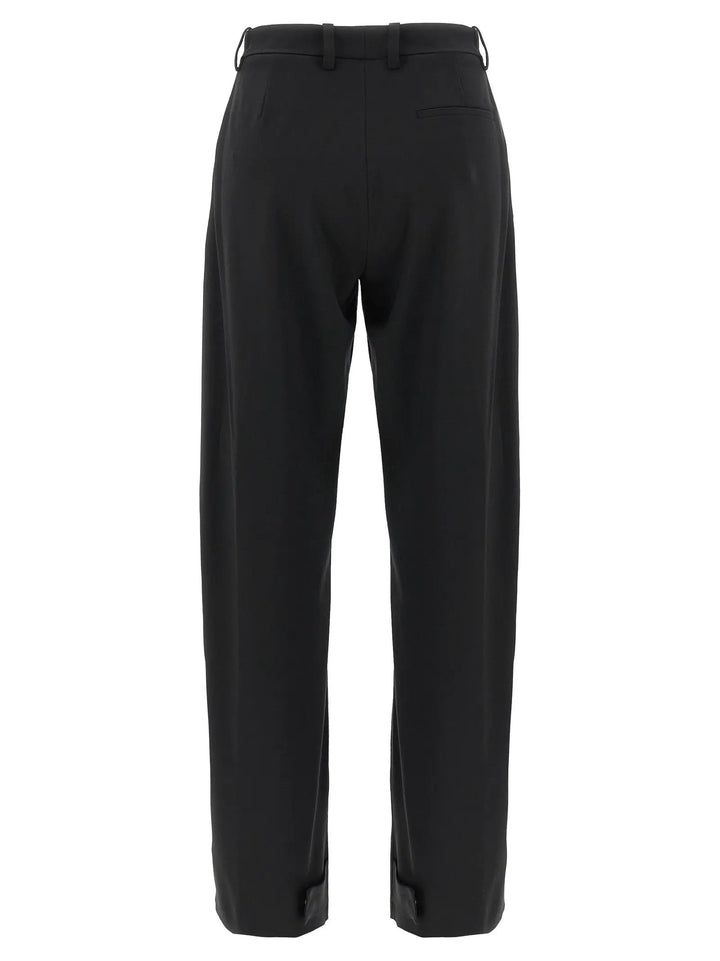 MONCLER GENIUS Black Polyester Dress Pants