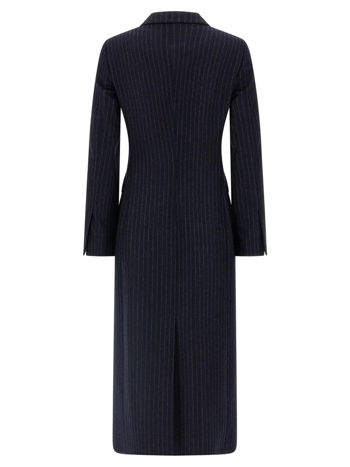 Alberto Biani Sample Sale | Alberto Biani Blue Virgin Wool Coat - | Designer outlet