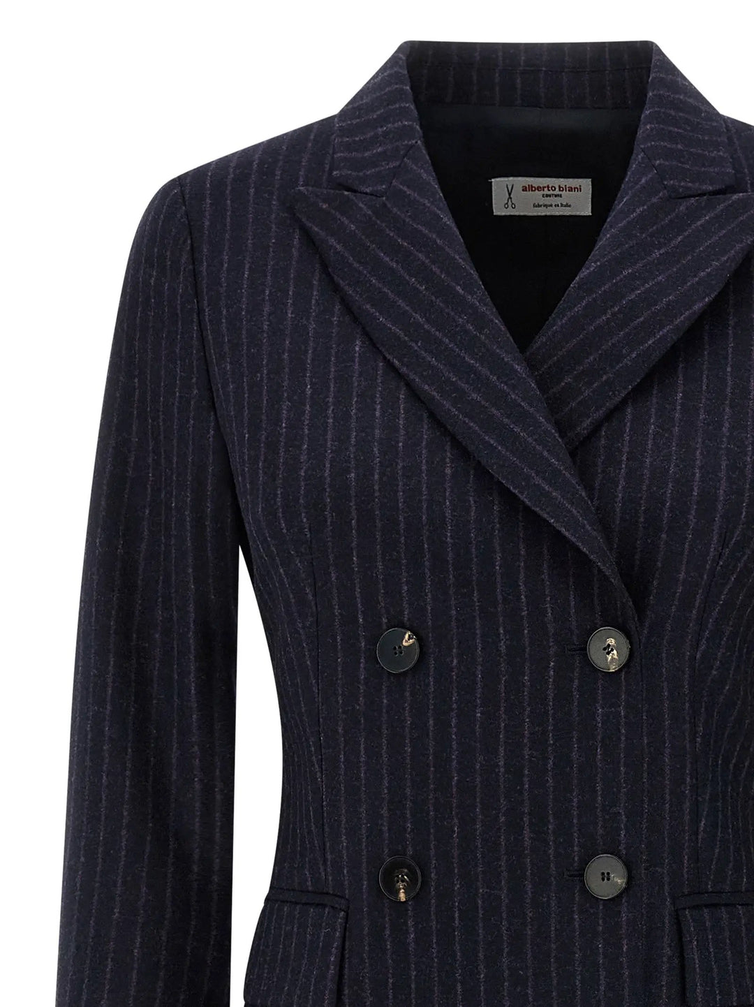 Alberto Biani Sample Sale | Alberto Biani Blue Virgin Wool Coat - | Designer outlet