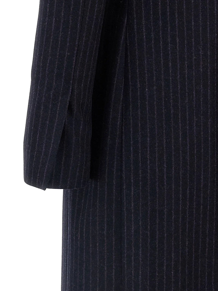 Alberto Biani Sample Sale | Alberto Biani Blue Virgin Wool Coat - | Designer outlet