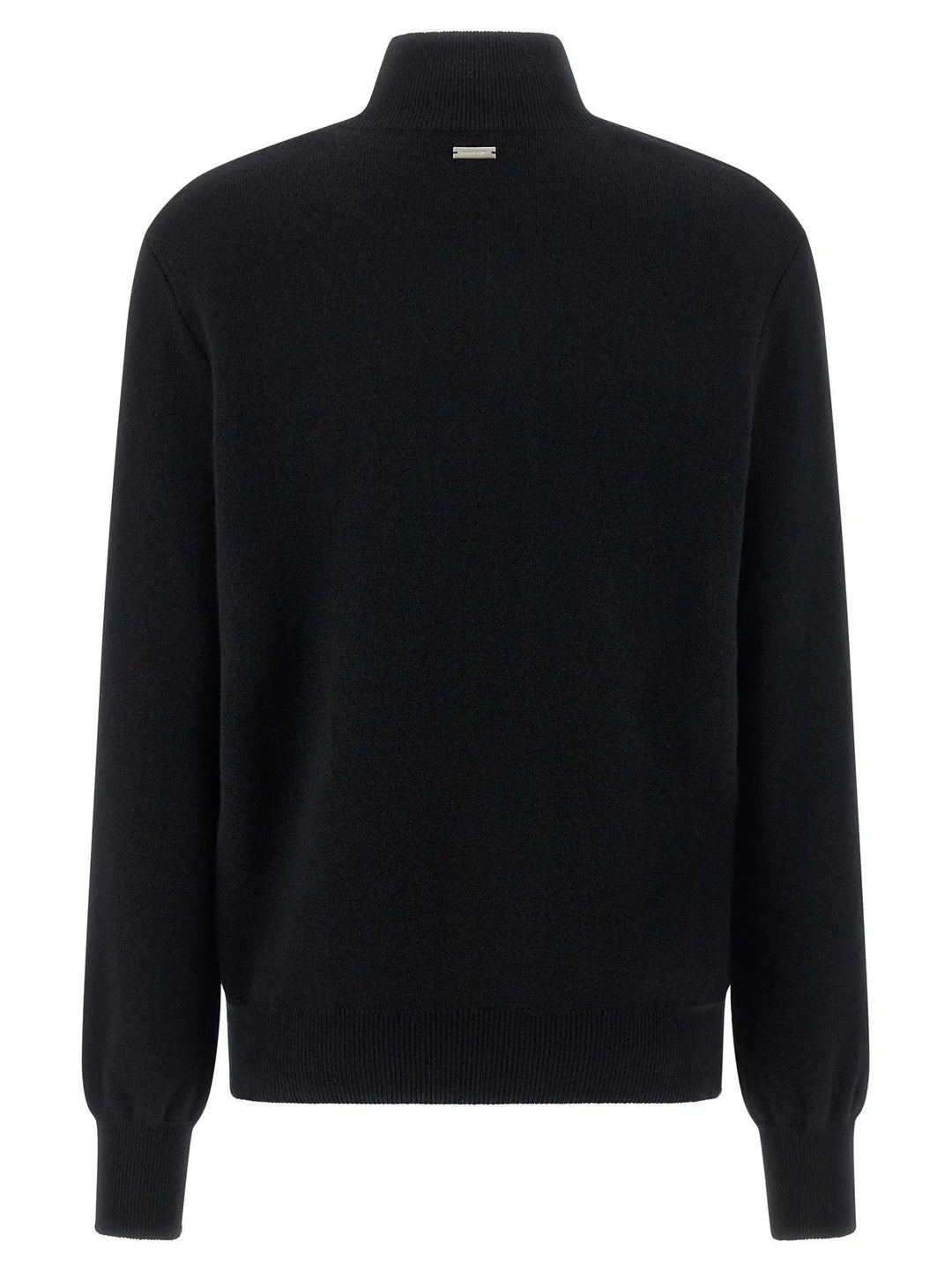 Ferragamo Black Virgin Wool Cardigan