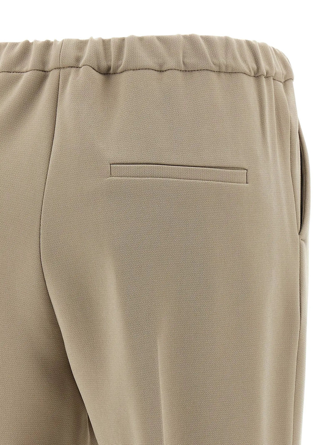 Alberto Biani Beige Triacetate Casual Pants