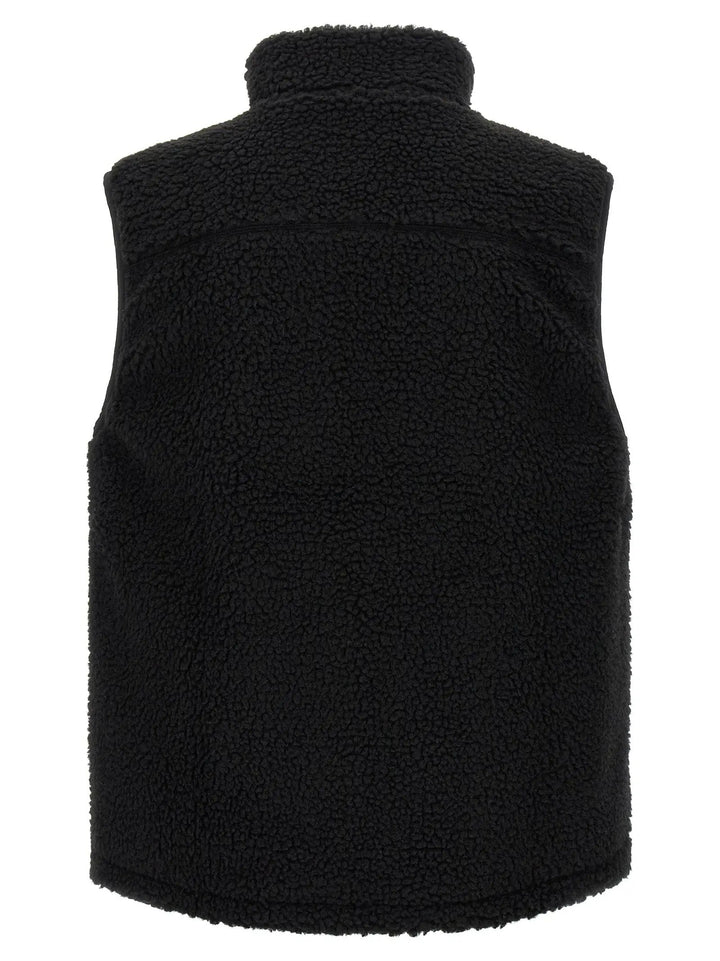 Gramicci Black Polyester Sleeveless Jacket