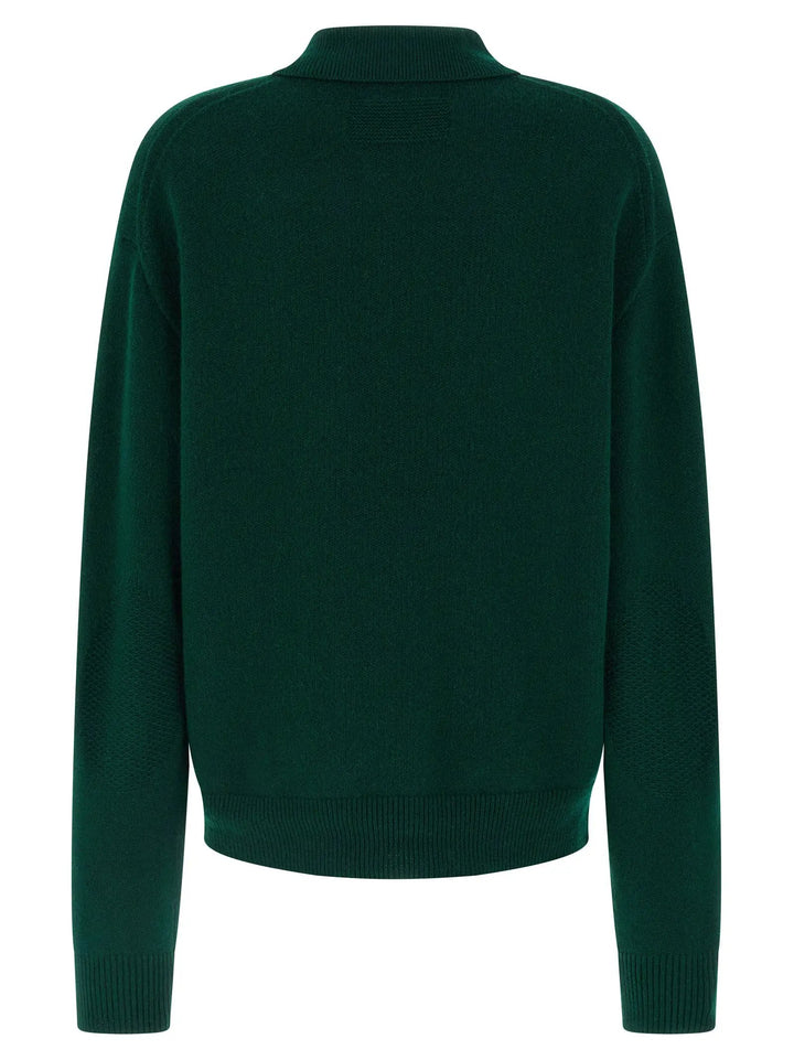 Guest in Residence Bicolor Cashmere Polo Shirt