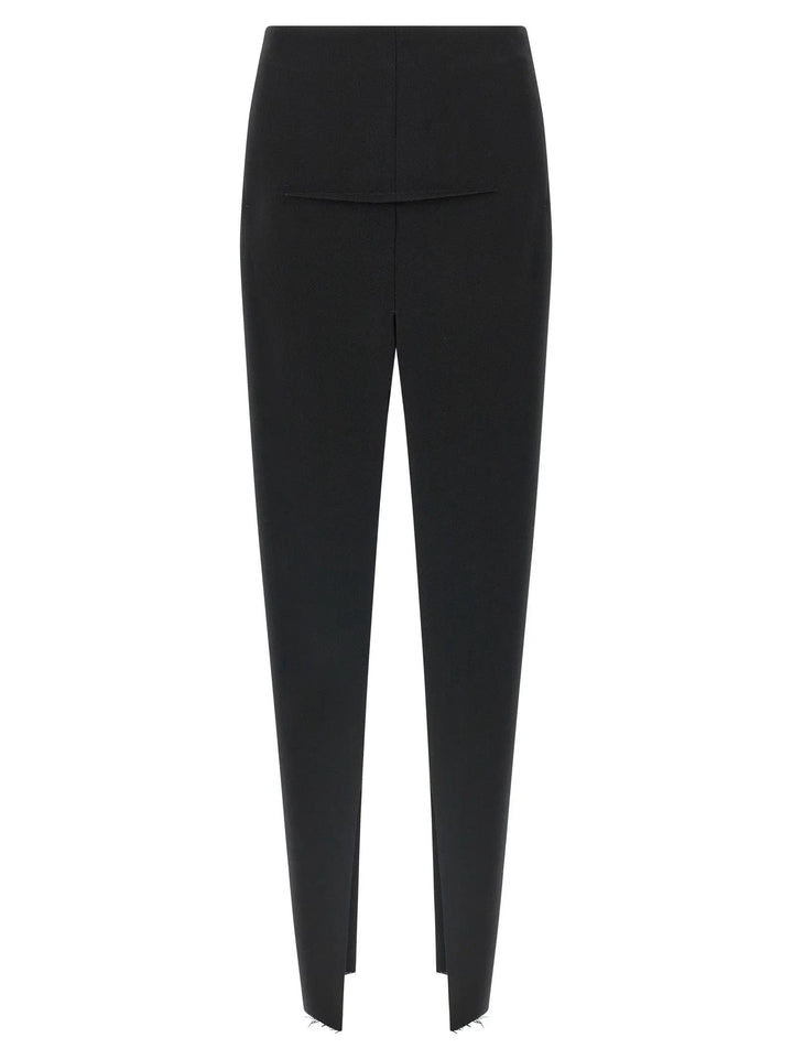 Rick Owens Black Virgin Wool Mini Skirt