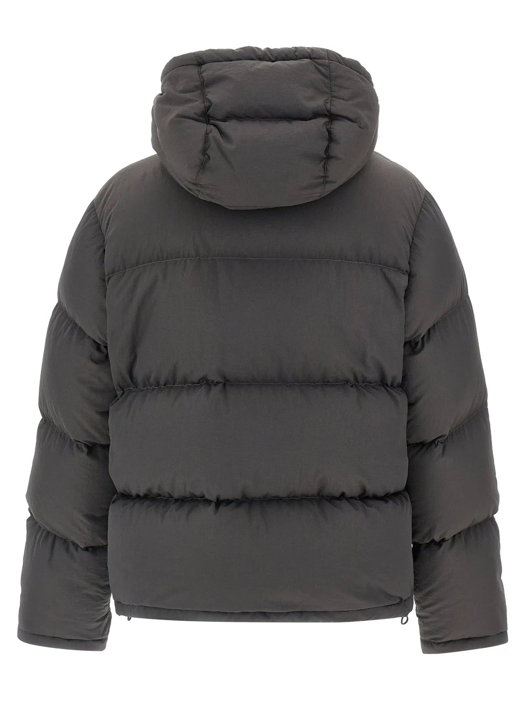 Dolce &amp; Gabbana Gray Polyamide Full-Length Jacket