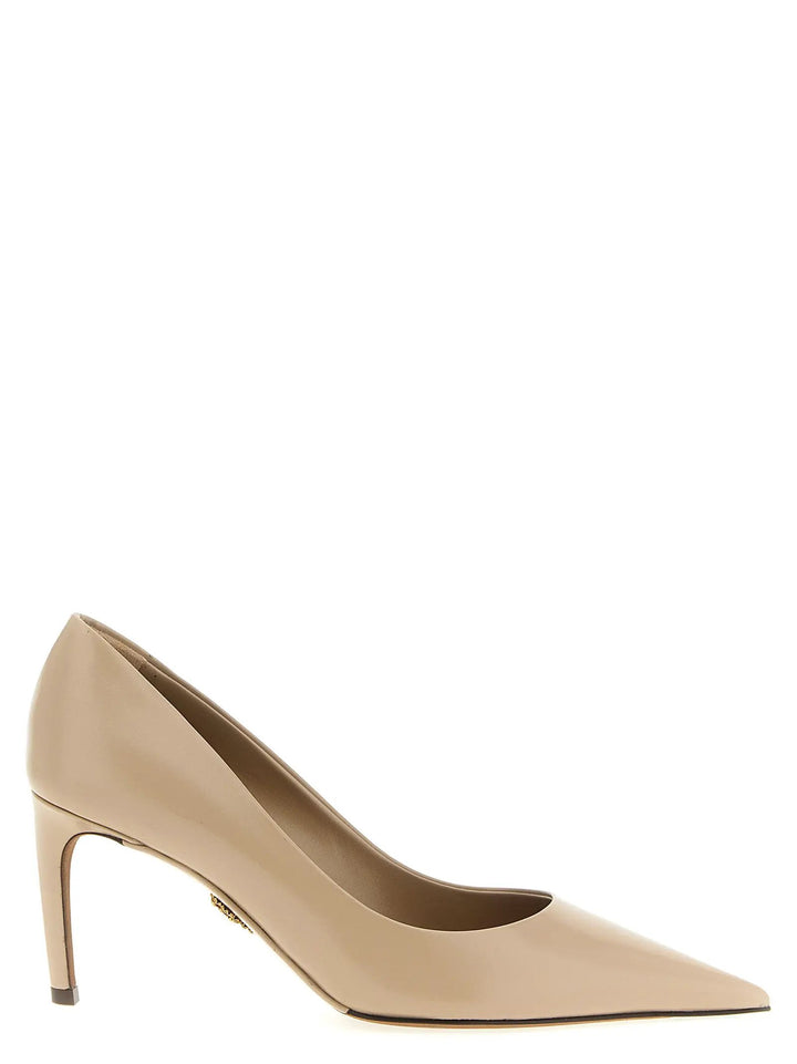 Dolce &amp; Gabbana Beige Calfskin High Heel Pumps