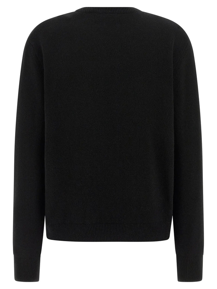 MC2 Saint Barth Black Wool Cardigan