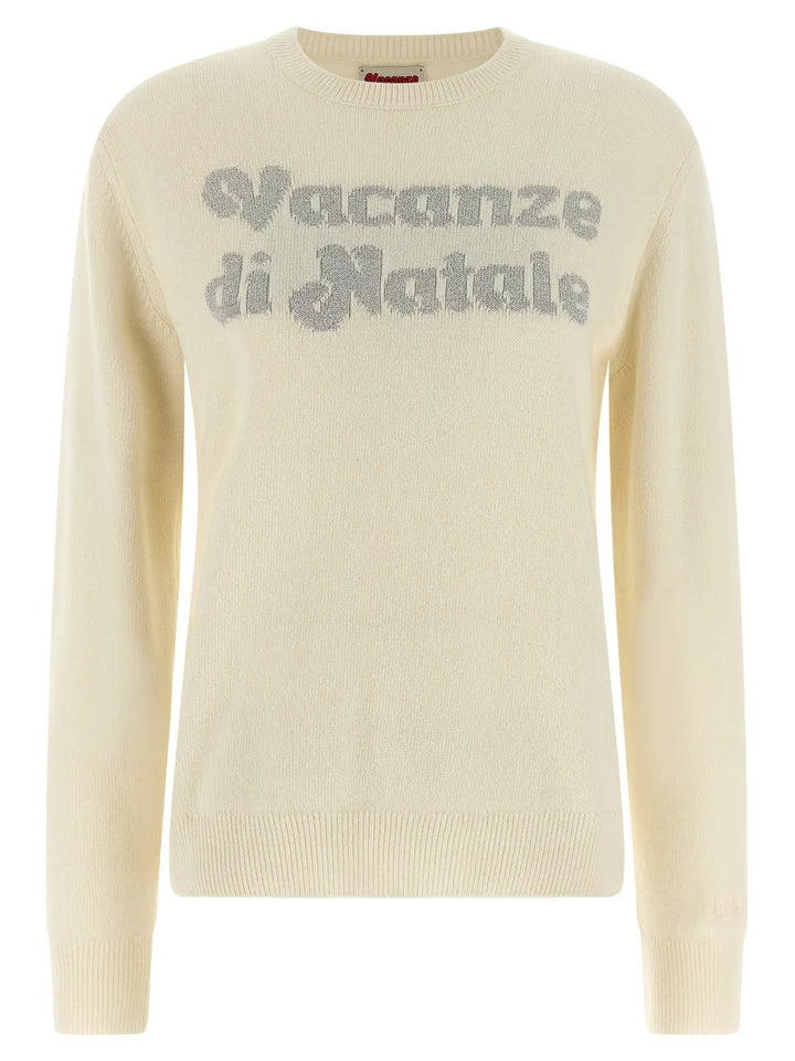 MC2 Saint Barth White Wool Cardigan
