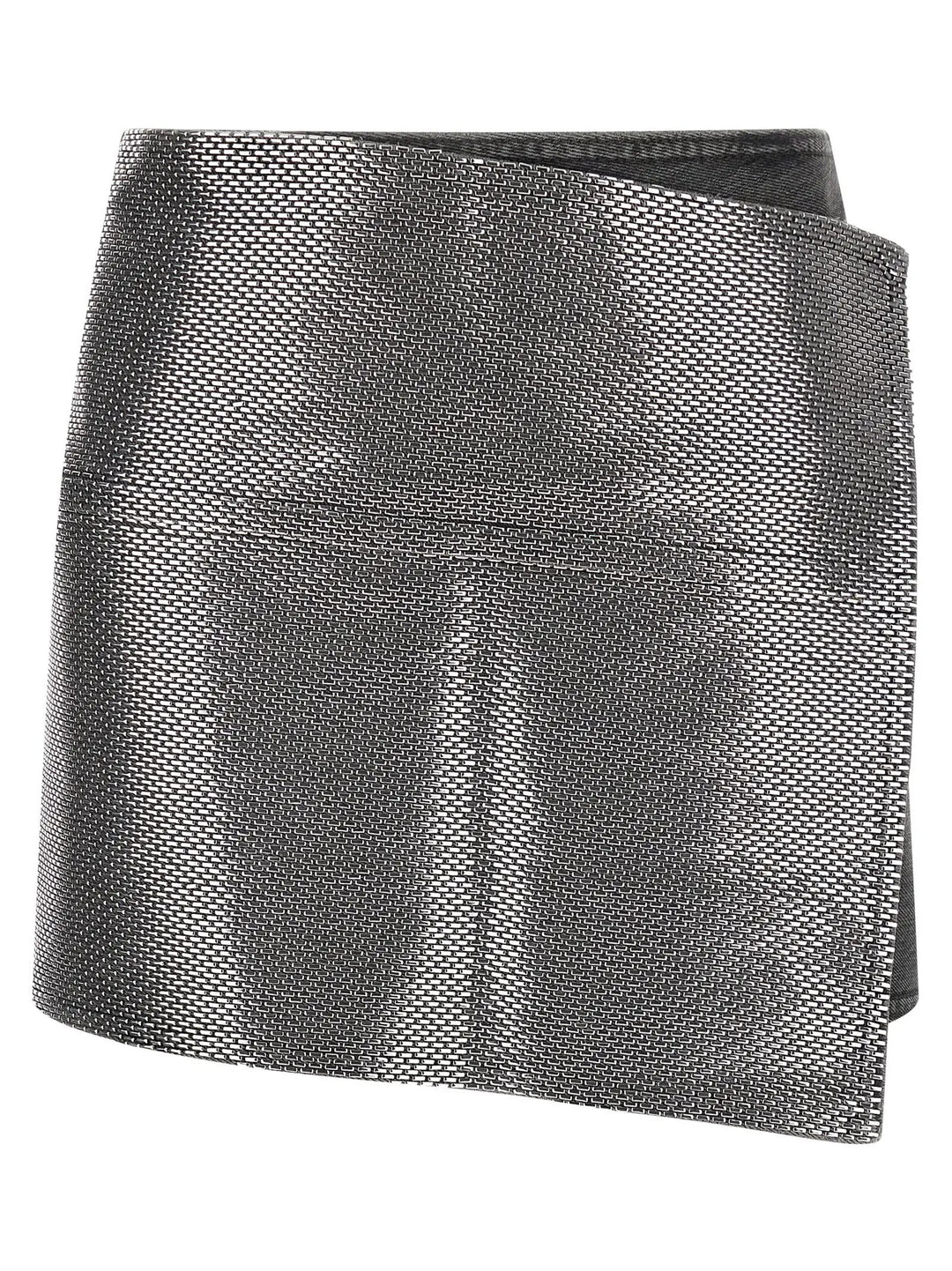 Haikure Gray Cotton Long Skirt