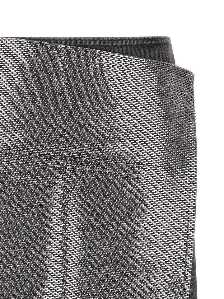 Haikure Gray Cotton Long Skirt