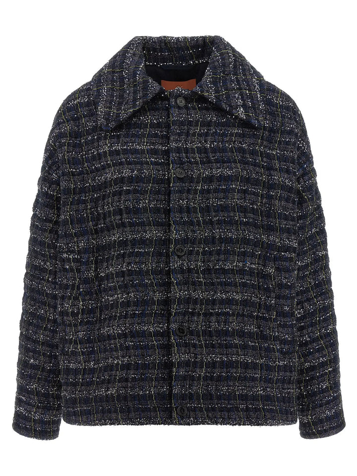 Missoni Blue Viscose Coat