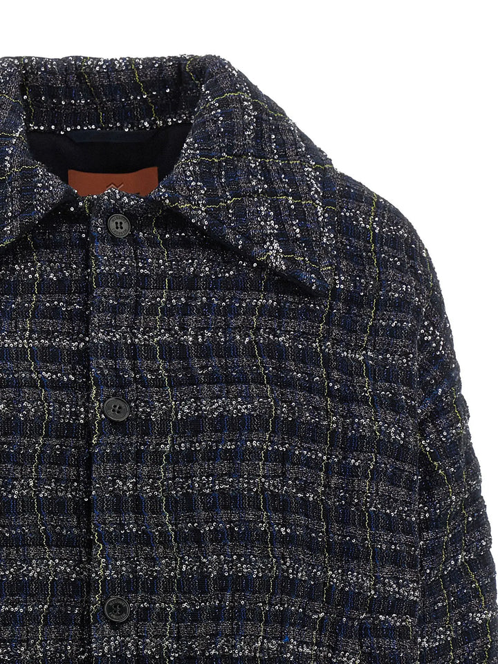 Missoni Blue Viscose Coat