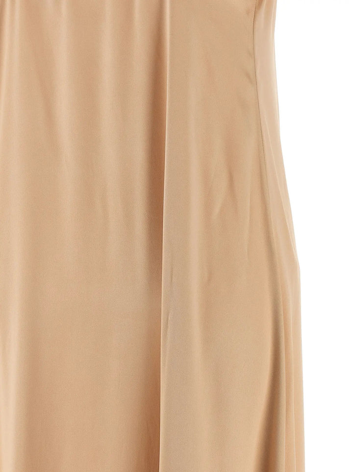 Ferragamo Beige Viscose Long Dress