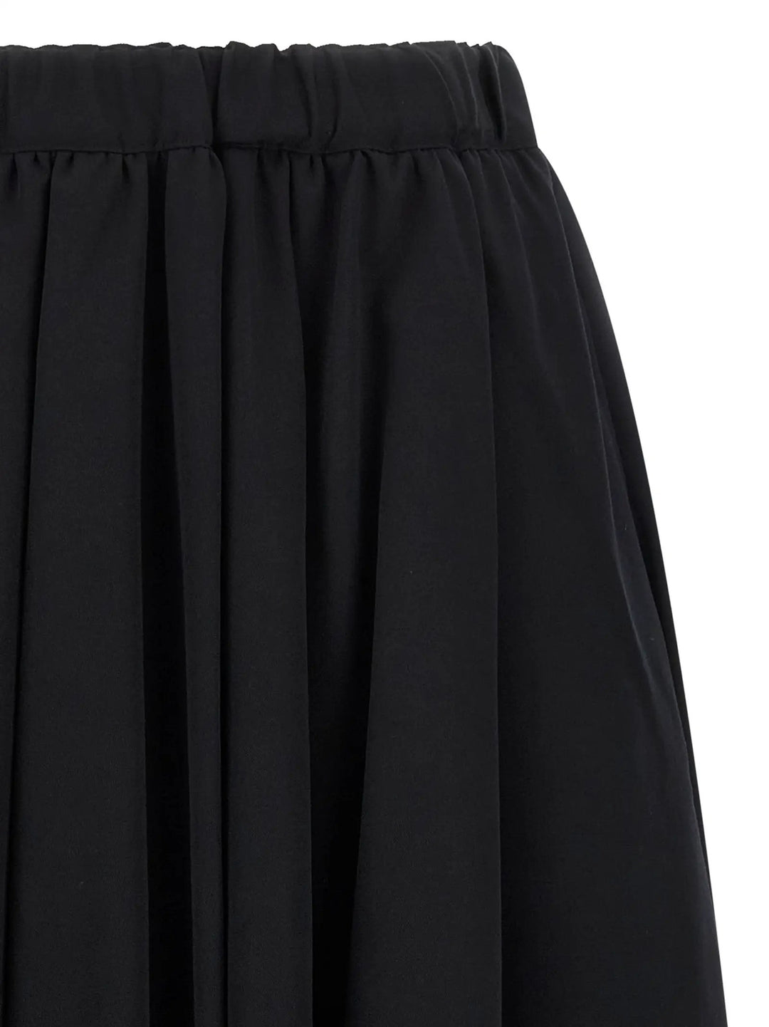 Comme Des Garçons Black Wool Mini Skirt