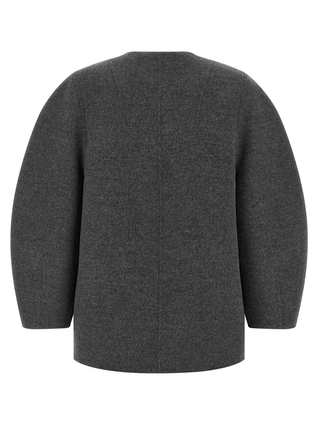 Fendi Sample Sale | Fendi Gray Virgin Wool Coat - | Designer outlet