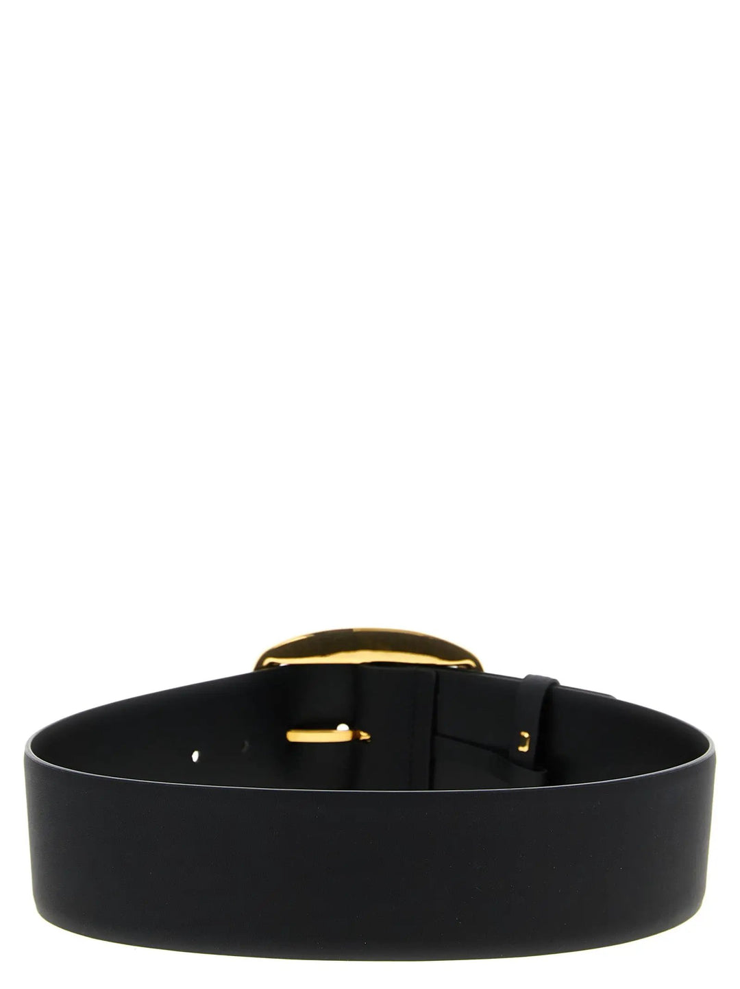 Dolce &amp; Gabbana Black Calfskin Regular Belt