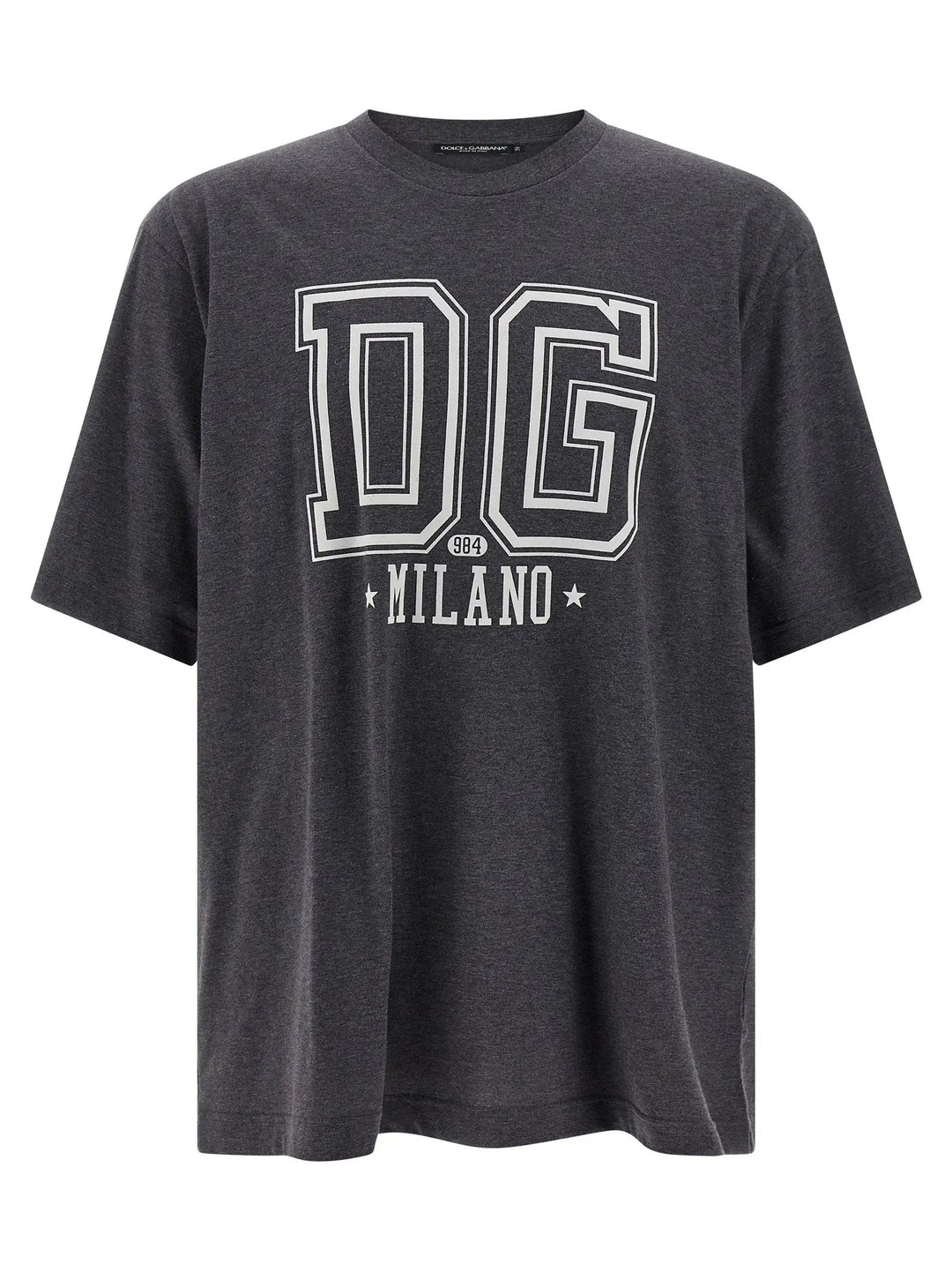 Dolce &amp; Gabbana Gray Cotton T-Shirt