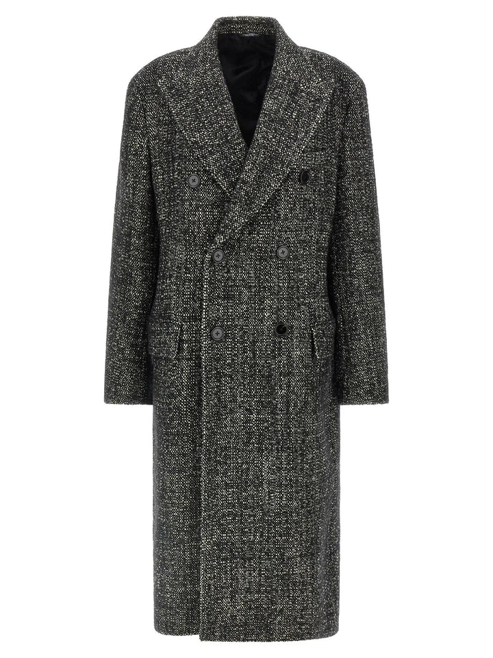 Dolce &amp; Gabbana Bicolor Polyamide Coat