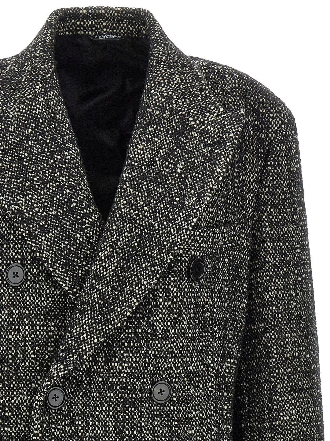 Dolce &amp; Gabbana Bicolor Polyamide Coat