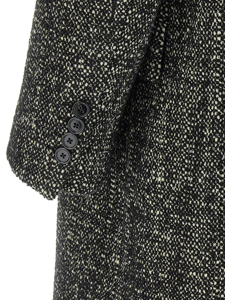 Dolce &amp; Gabbana Bicolor Polyamide Coat