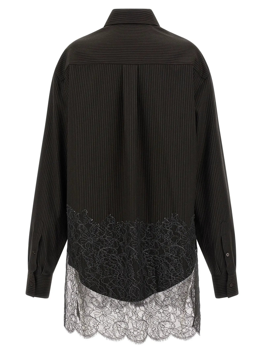 Fendi Brown Virgin Wool Blouse