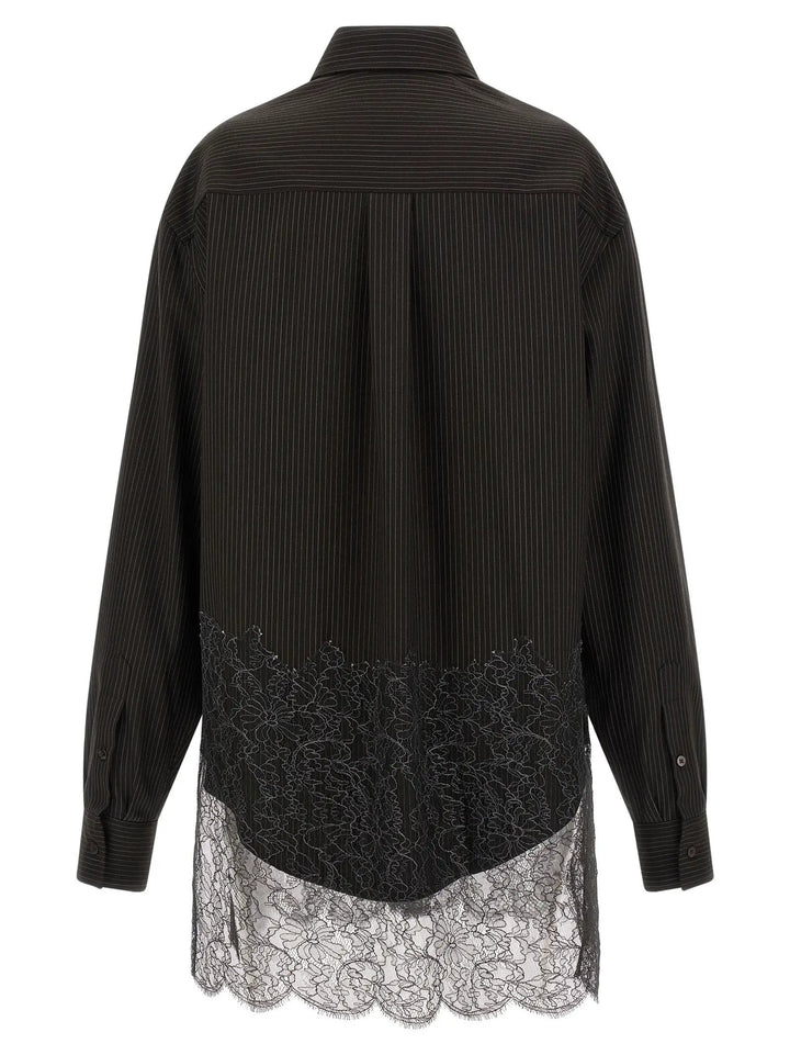 Fendi Brown Virgin Wool Blouse