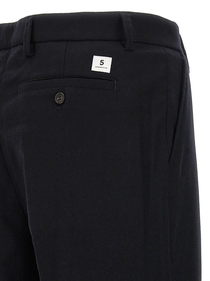 Department 5 Blue Wool Casual Pants