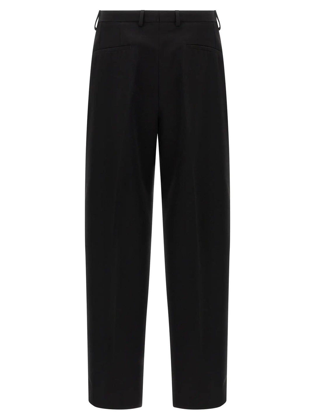 Dolce &amp; Gabbana Black Virgin Wool Dress Pants